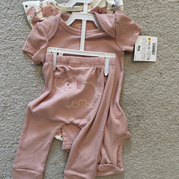 Pink Elephant Baby Outfit Set - Picture 1 of 2